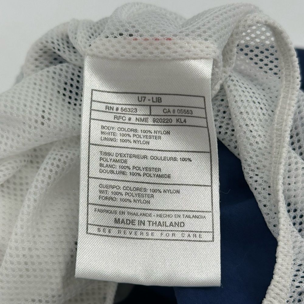 Vintage Nike Men's XL Running Shorts Nylon Blue BIG SWOOSH 90s Y2K White Tag - Picture 10 of 11